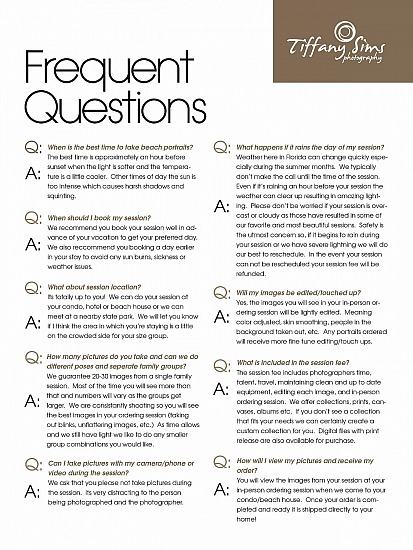Frequently Asked Questions